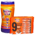Cadbury Bournvita Powder Jar (Free Bournvita Biscuits Tiffin Pack) 1 kg 